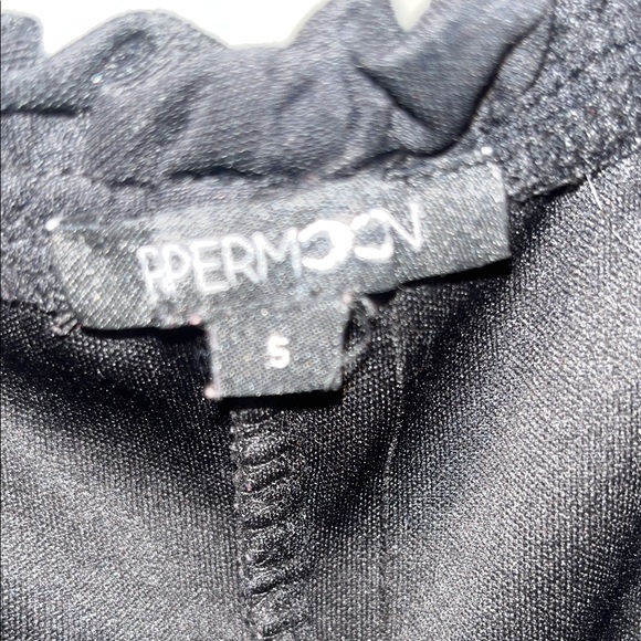 Peppermayo Elegant Black Mini Dress - Picture 2 of 3